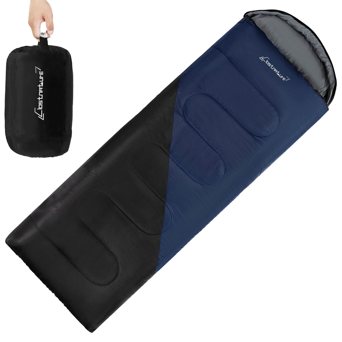 Clostnature Lightweight Camping Sleeping Bag for Adults and Kids(3/4.2Lb)
