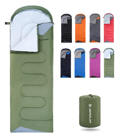 Sleeping Bags for Adults Backpacking Lightweight Waterproof- Cold Weather Sleeping Bag for Girls Boys Mens for Warm Camping Hiking Outdoor Travel Hunting with Compression Bags