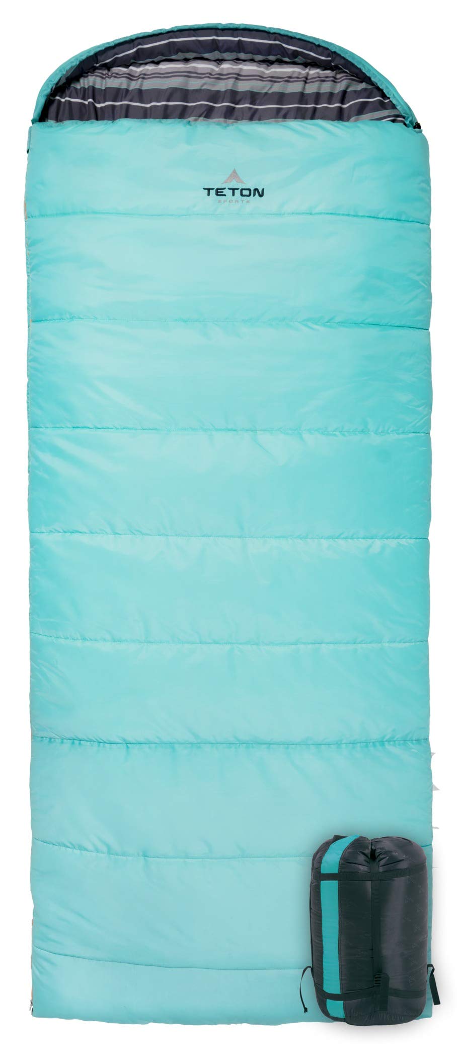 Teton Celsius Regular, 25F, 20F, 0F Degree Sleeping Bags, All Weather Bag for Adults and Kids, Camping Made Easy and Warm, Travel Sack Included