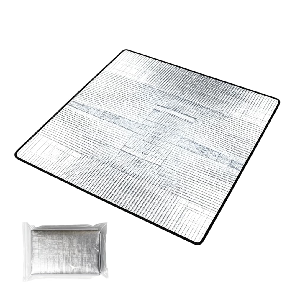 Aluminium Foil Camping Mat, Waterproof Thermal Pad for Camping Hiking