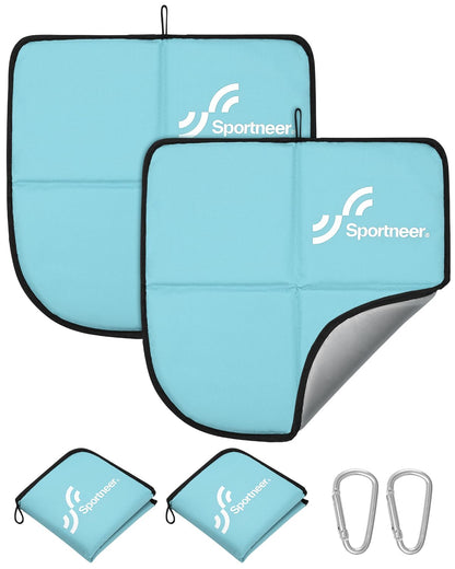 Sportneer Sitting Pad, Lightweight Waterproof Folding Seat Pad for Backpacking, 15.75'' x 15.75'' Portable Camping Seat Mat for Hiking, Picnics & Outdoor Use