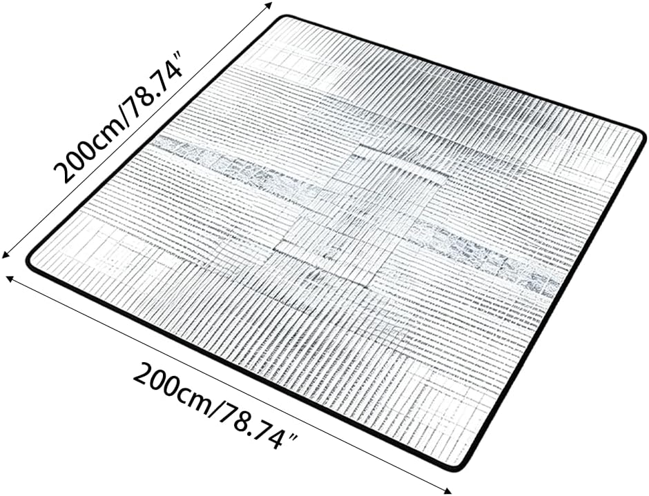 Aluminium Foil Camping Mat, Waterproof Thermal Pad for Camping Hiking