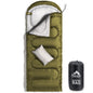 MEREZA 0 Degree Winter Sleeping Bag for Adults Kids with Pillow, Cold Weather Sleeping Bag for 4 Season Camping Hiking Backpacking Sleeping Bags for Big and Tall
