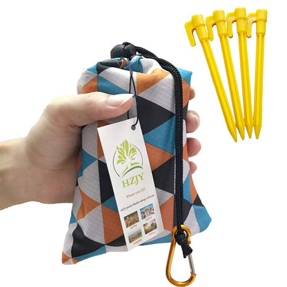 Pocket Picnic Blanket, Compact Lightweight Waterproof Beach Blanket