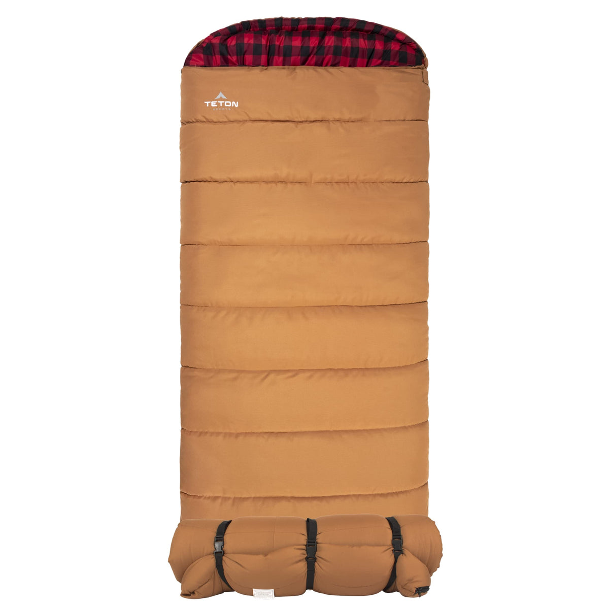 TETON Sports Deer Hunter Sleeping Bag, Warm and Comfortable Camping Sleeping Bag, Teton Tough Canvas Shell for Camping, Hunting, and Cold Weather