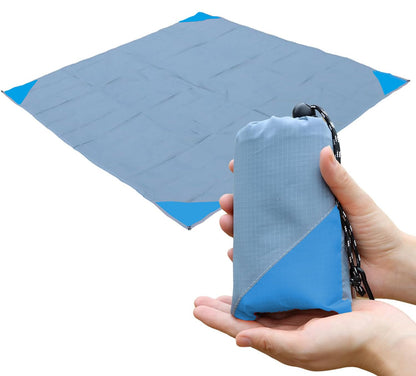 Pocket Picnic Blanket, Compact Lightweight Tarp for Camping