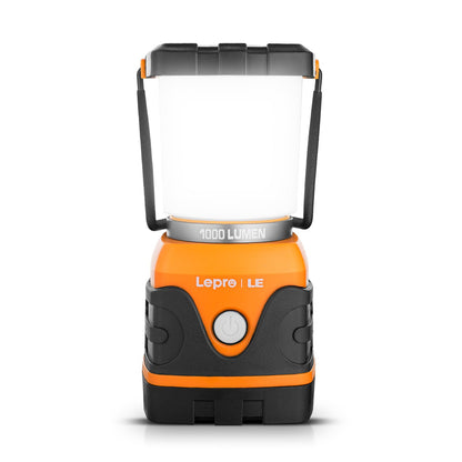 Lepro 1000LM Battery Powered LED Camping Lantern with 4 Light Modes, White