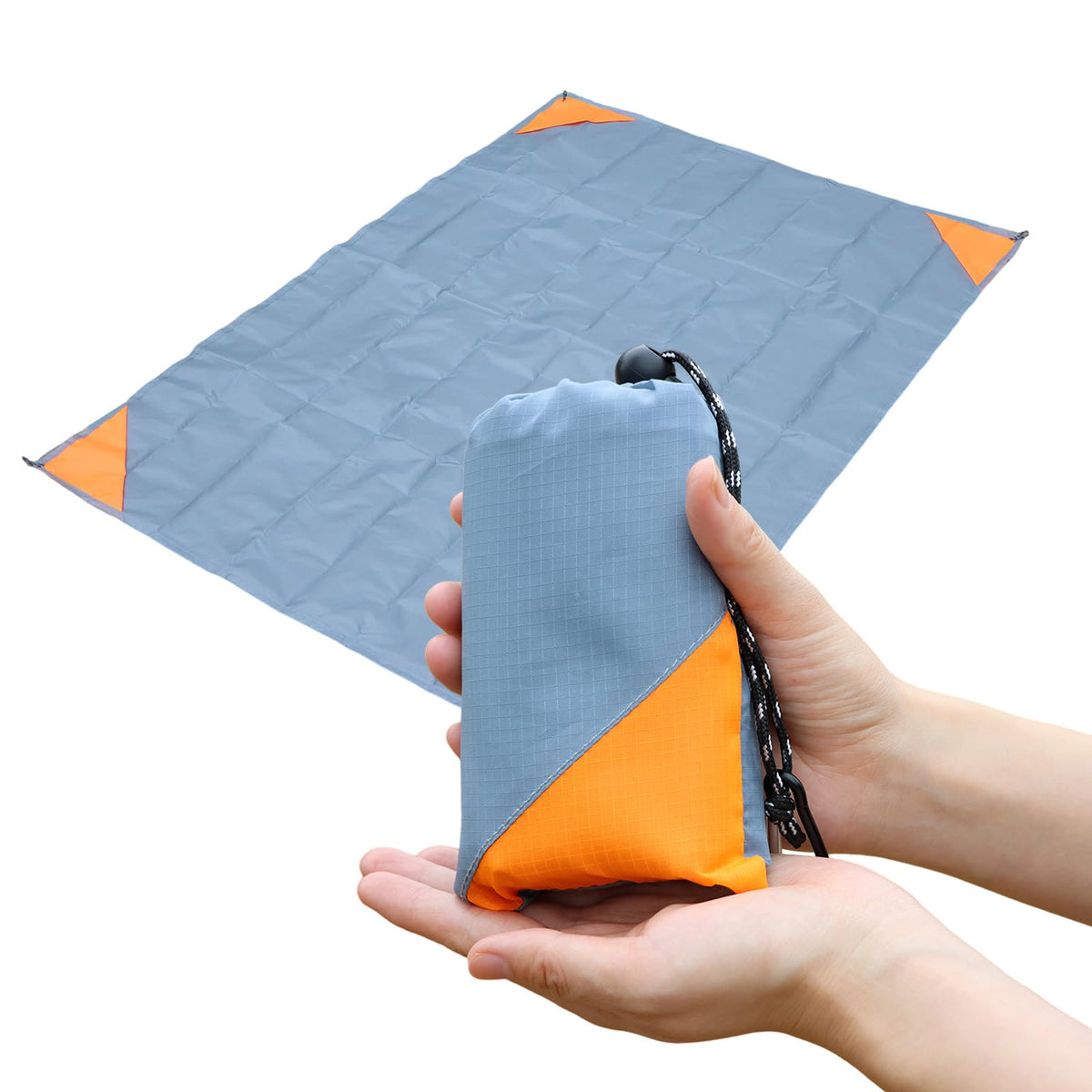 Pocket Picnic Blanket, Compact Lightweight Tarp for Camping