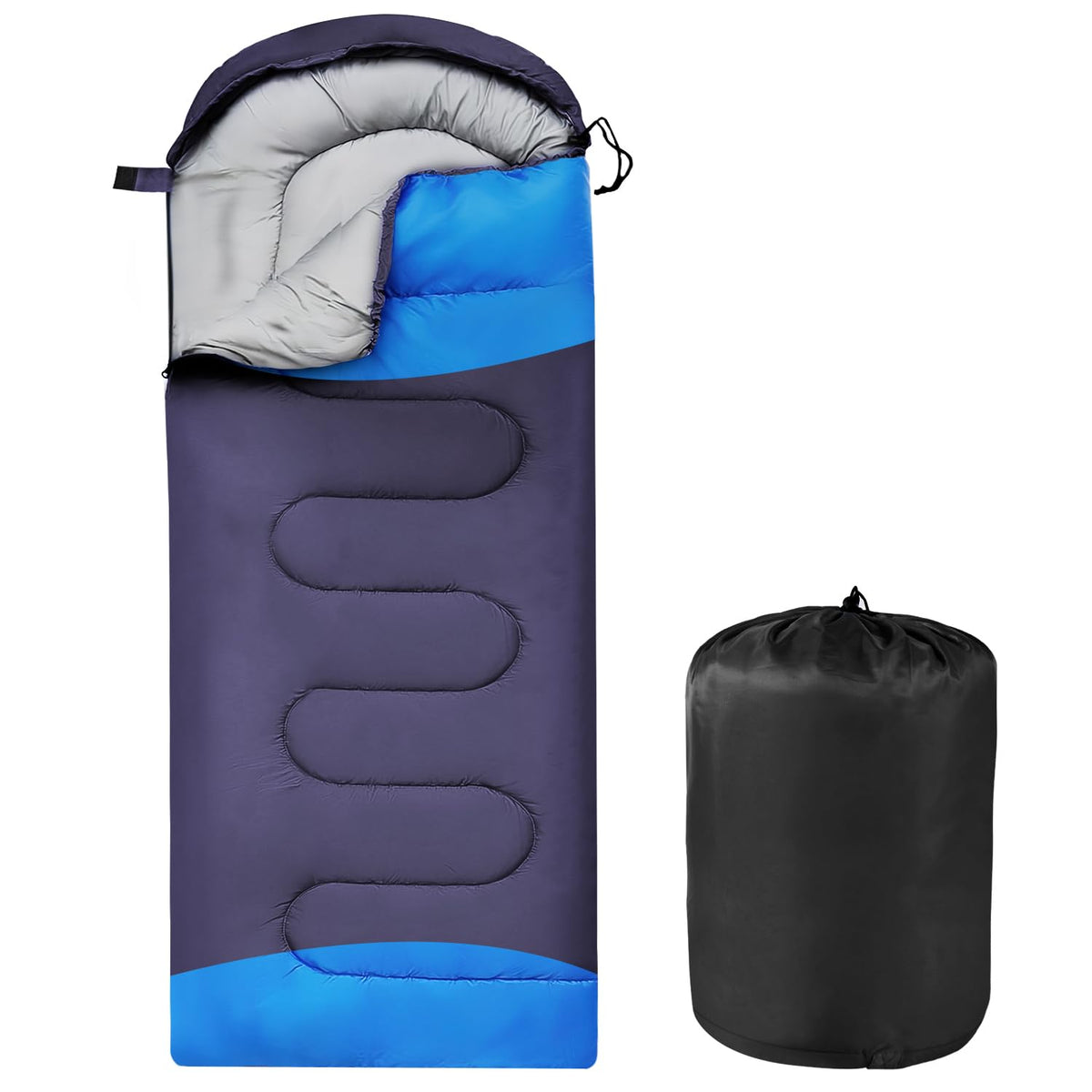 OBTANIM Sleeping Bags Portable Waterproof Camping Sleeping Bag for Adults Kids 4 Seasons Cold Weather or Warm Backpacking Hiking Travel Indoor Outdoor Use