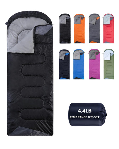 Sleeping Bags for Adults Backpacking Lightweight Waterproof- Cold Weather Sleeping Bag for Girls Boys Mens for Warm Camping Hiking Outdoor Travel Hunting with Compression Bags