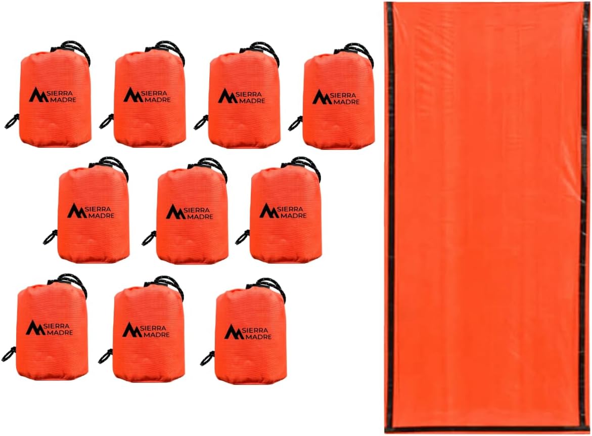 Sierra Madre Emergency Sleeping Bag, Waterproof Thermal Bivy Sack