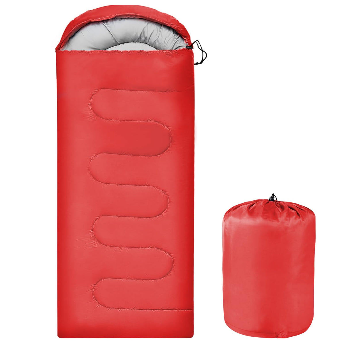 OBTANIM Sleeping Bags Portable Waterproof Camping Sleeping Bag for Adults Kids 4 Seasons Cold Weather or Warm Backpacking Hiking Travel Indoor Outdoor Use