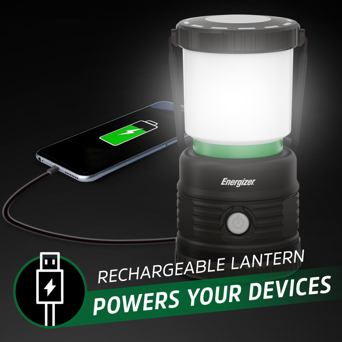 Energizer LED Camping Lantern X1000, Water Resistant Tent Light