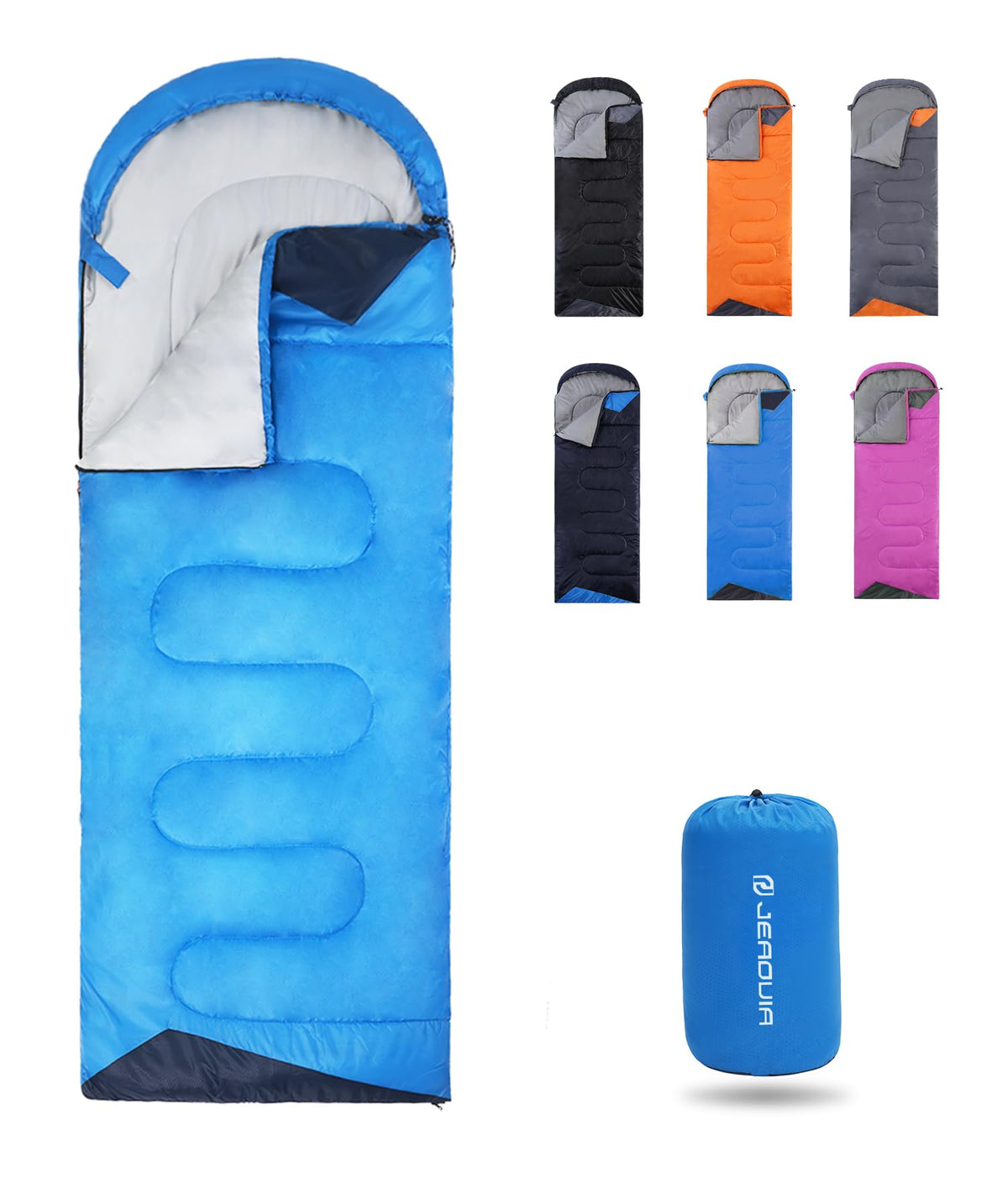Sleeping Bags for Adults Backpacking Lightweight Waterproof- Cold Weather Sleeping Bag for Girls Boys Mens for Warm Camping Hiking Outdoor Travel Hunting with Compression Bags