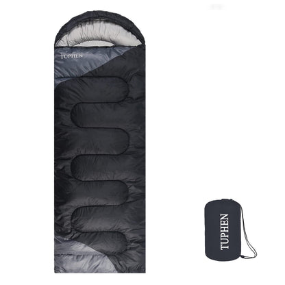 tuphen- Sleeping Bags for Adults Kids Boys Girls Backpacking Hiking Camping Microfiber Liner, Cold Warm Weather 4 Seasons Indoor Outdoor Use, Lightweight & Waterproof