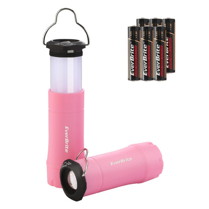 EverBrite 2-in-1 Mini Lantern and Flashlight 2 Pack, Zoomable Lantern