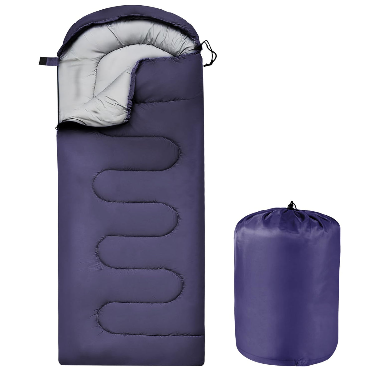 OBTANIM Sleeping Bags Portable Waterproof Camping Sleeping Bag for Adults Kids 4 Seasons Cold Weather or Warm Backpacking Hiking Travel Indoor Outdoor Use