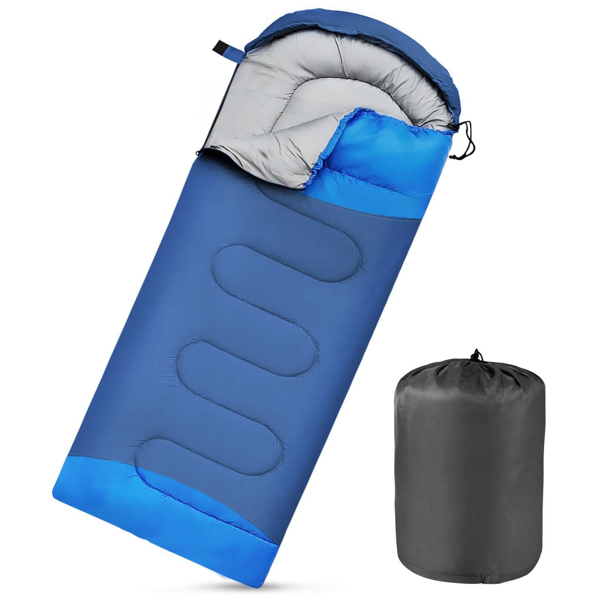 Camping Sleeping Bags for Adults Kids Waterproof Lightweight Sleeping Bag for Cold Weather or Warm Backpacking Hiking Mountaineering Indoor Outdoor Use