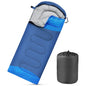 Camping Sleeping Bags for Adults Kids Waterproof Lightweight Sleeping Bag for Cold Weather or Warm Backpacking Hiking Mountaineering Indoor Outdoor Use