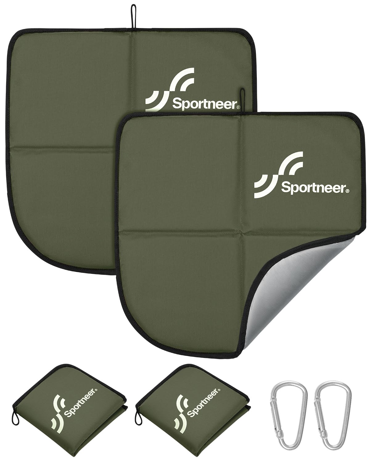 Sportneer Sitting Pad, Lightweight Waterproof Folding Seat Pad for Backpacking, 15.75'' x 15.75'' Portable Camping Seat Mat for Hiking, Picnics & Outdoor Use
