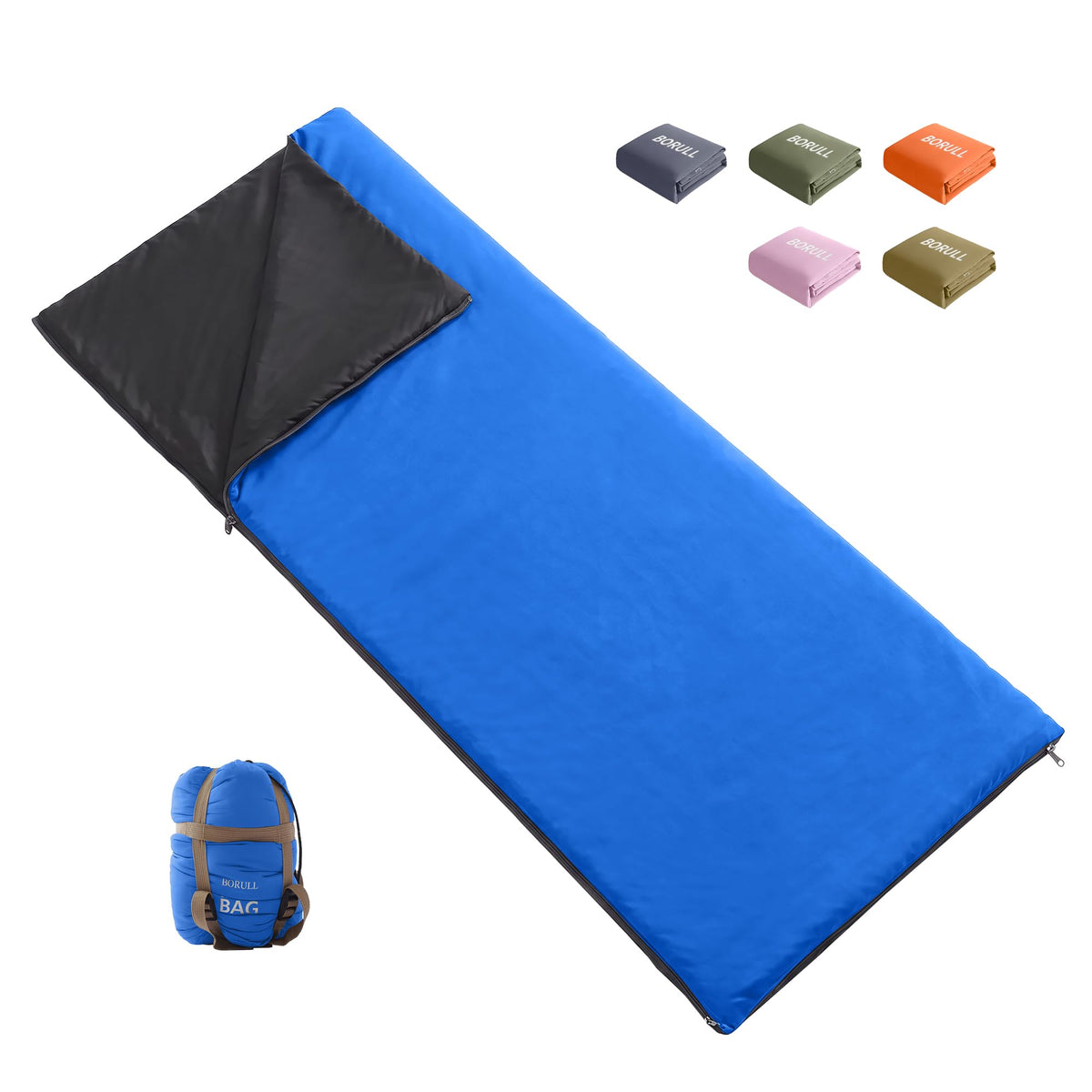 Lightweight Compact Adult Sleeping Bag for Backpacking, Camping & Hiking