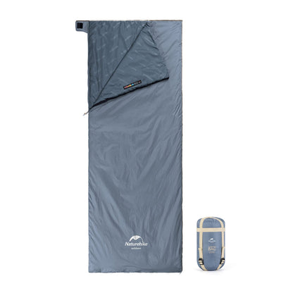 Naturehike Lightweight Compact Sleeping Bag, 59℉/32℉ Envelope Ultralight Backpacking Sleeping Bag Portable, Waterproof with Compression Sack for Cold&Warm, Camping, Traveling, Hiking