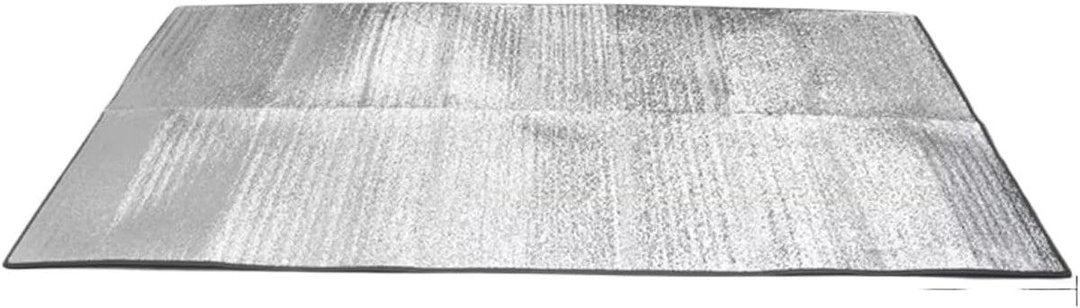 Double-Sided Aluminum Foil Picnic Mat, Moisture Proof Thermal Insulation Outdoor Mat, Portable Tent Floor Mat for Beach Camping Picnic Party (Aluminum foil1x2m)