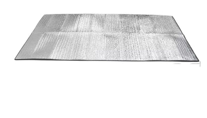 Double-Sided Aluminum Foil Picnic Mat, Moisture Proof Thermal Insulation Outdoor Mat, Portable Tent Floor Mat for Beach Camping Picnic Party (Aluminum foil1x2m)