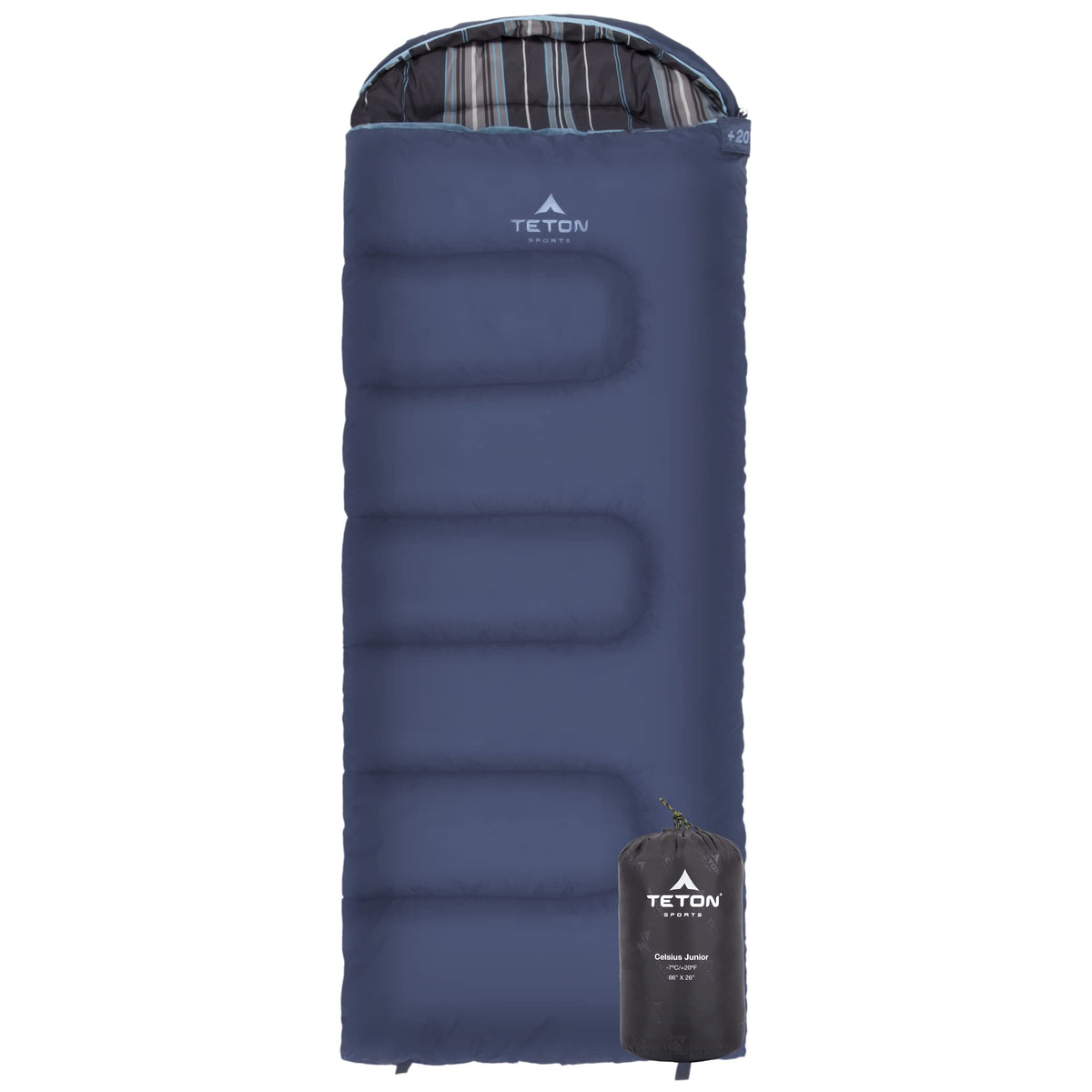 Teton Junior, 20 Degree and 0 Degree Sleeping Bags. Finally, Sleeping Bag for Boys, Girls, All Kids, Warm and Comfortable, for All Camping Weather and Built to Last