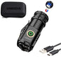 UNROEVS 2 Pack Mini Flashlights,Rechargeable flashlights 2550 Lumens