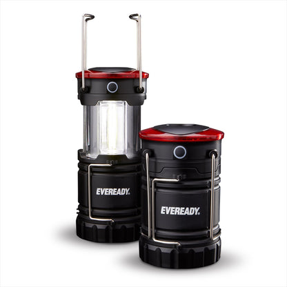 Eveready LED Camping Lantern 360 PRO (3-Pack), Super Bright Tent Lights, IPX4 Water Resistant LED Lanterns for Power Outage Hurricane Preparedness, (Batteries Included)