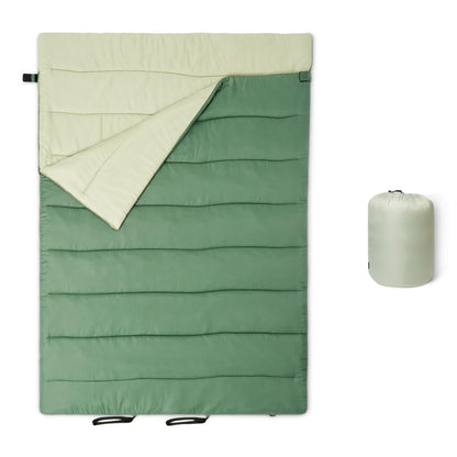 Amazon Basics Sleeping Bags for Adults, Camping Essentials, 3 Season Warm & Cool Weather
