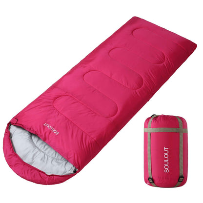 SOULOUT 3-4 Season Sleeping Bag for Adults & Teens - Camping