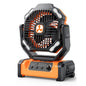 Portable Fan Rechargeable, 20000mAh Cordless Battery Powered Fan with LED Lantern Battery Operated for Travel Bedroom Home Camping Tent Office Beach Desk Fishing Table