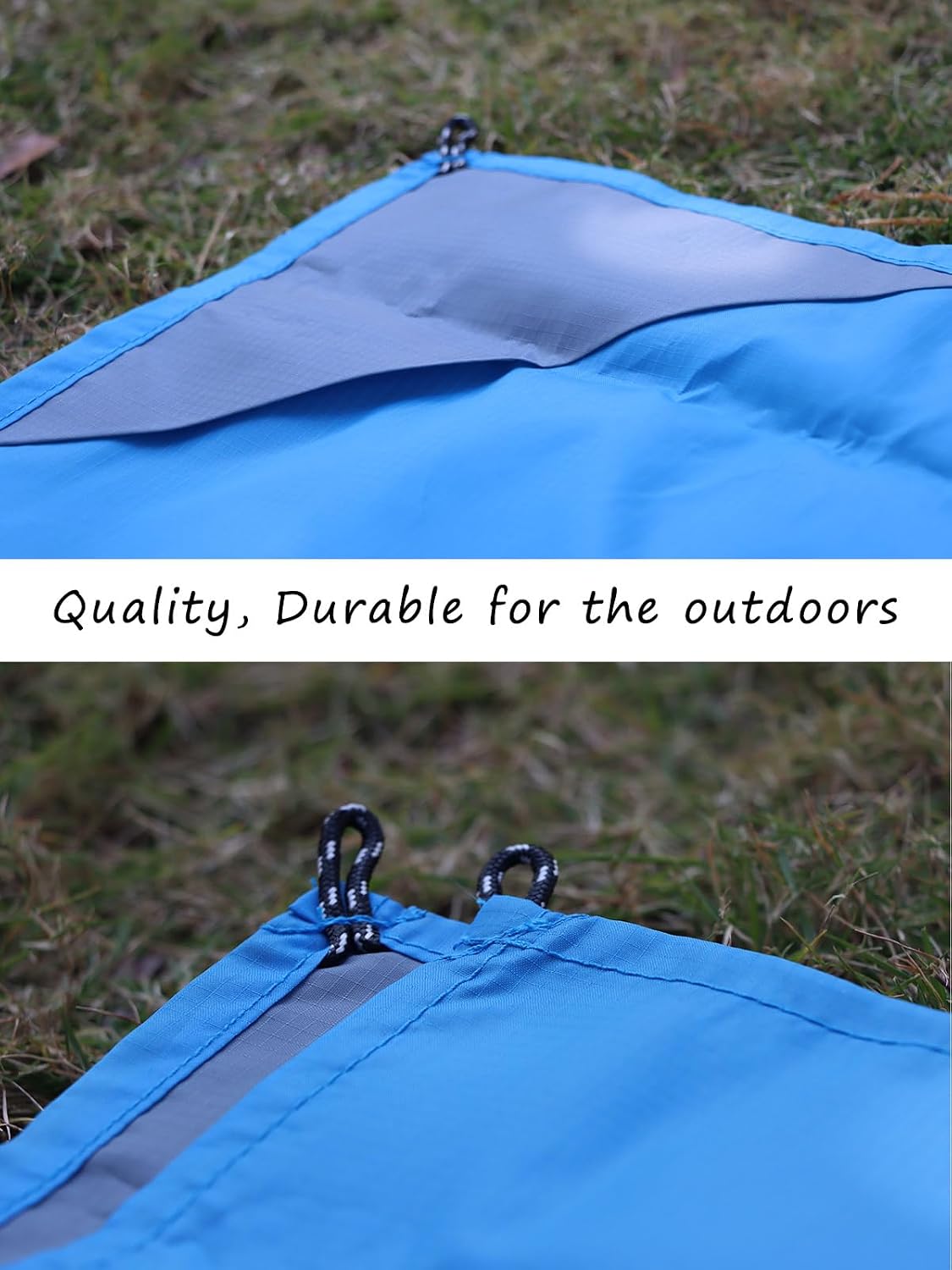 Pocket Picnic Blanket, Compact Lightweight Tarp for Camping