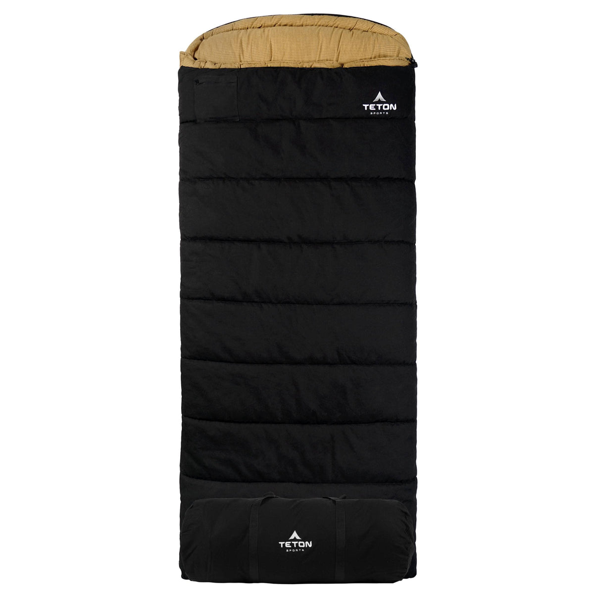 TETON Sports Deer Hunter Sleeping Bag, Warm and Comfortable Camping Sleeping Bag, Teton Tough Canvas Shell for Camping, Hunting, and Cold Weather