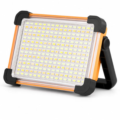YXQUA 120W Solar Rechargeable Work Light, 144 LED 10000LM, IP65