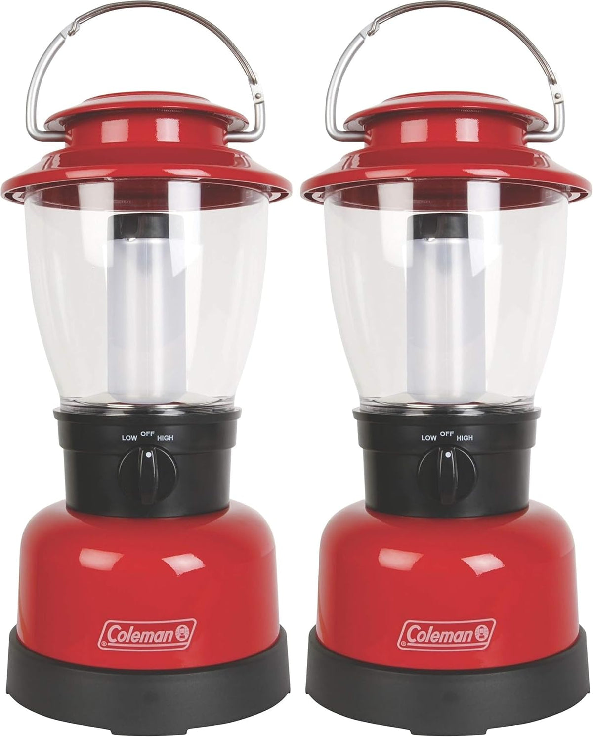 Coleman 400L LED Camping Lantern, Water-Resistant, Red