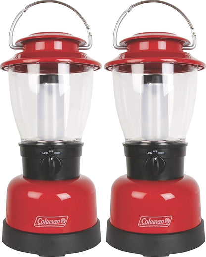 Coleman 400L LED Camping Lantern, Water-Resistant, Red
