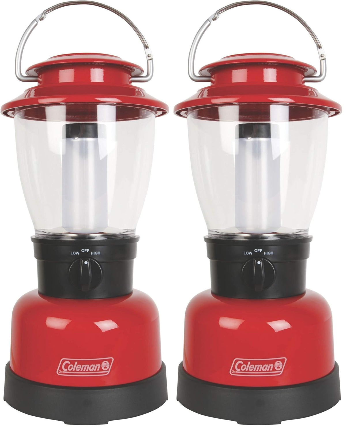 Coleman 400L LED Camping Lantern, Water-Resistant, Red