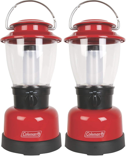 Coleman 400L LED Camping Lantern, Water-Resistant, Red