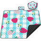 Extra Large Picnic Blanket Waterproof,80"x 80"Foldable Machine Washable Beach Blankets,Outdoor Blanket for 6-8 Adults,Picnic Mat Suitable for Indoor Crawling,Park Beach,Camping,Hiking,Travel( Blue)