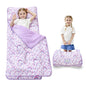 Lasoftan Toddler Nap Mat with Pillow and Blanket, Extra Large Rolled Napping Mats,Slumber Bags for Boys Girls,Kids Sleeping Bag for Daycare, Preschool Travel Camping