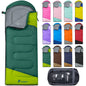 PTEROMY Sleeping Bags for Adults, Lightweight and Machine Washable, Water Resistant Backpacking Camping Sleeping Bag for Warm Cold Weather, Camping Essentials for Hiking Travel