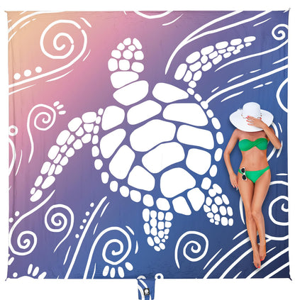 WEKAPO Beach Blanket Waterproof Sandproof Oversized Extra Large Sand Free