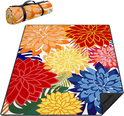 Waterproof Picnic Blankets Extra Large 60"x80"