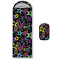 QOOMO Axolotl Cute Camping Sleeping Bags,3 Season Warm & Cool Weather,Lightweight,Waterproof Sleeping Bags for Adults & Kids,Traveling,and Outdoors