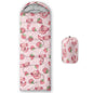 QOOMO Axolotl Cute Camping Sleeping Bags,3 Season Warm & Cool Weather,Lightweight,Waterproof Sleeping Bags for Adults & Kids,Traveling,and Outdoors