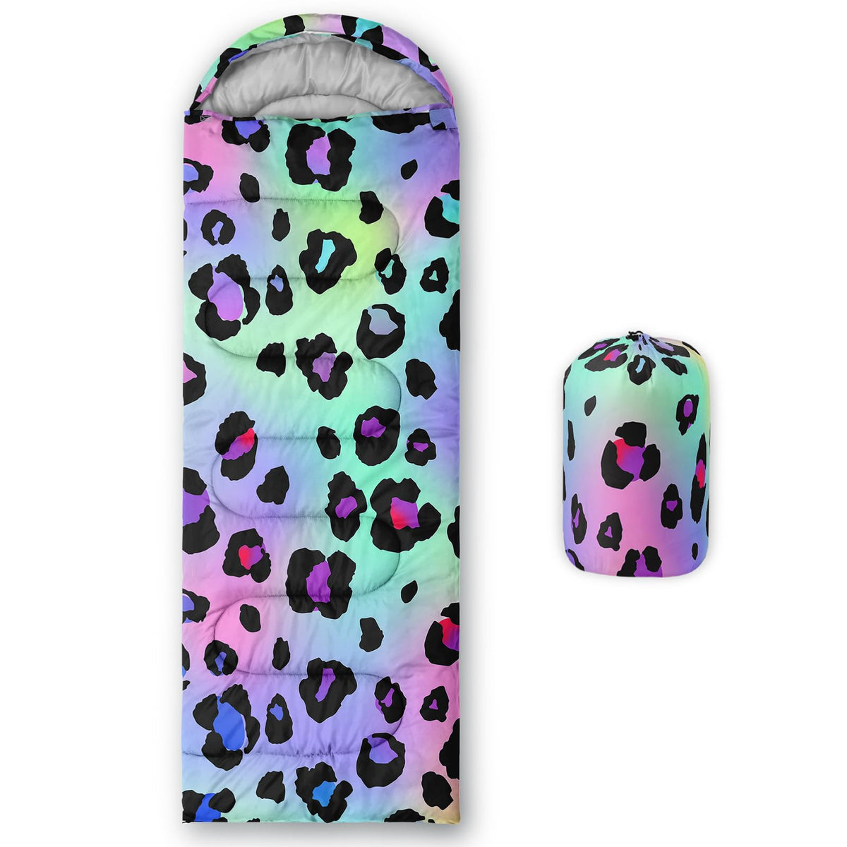 Axolotl Unicorn Sleeping Bag for Kids Boys Girls–Lightweight Warm Cold Weather Sleeping Bags,Waterproof Portable Sleeping Bag with Compression Sack for Camping Backpacking Outdoor Indoor