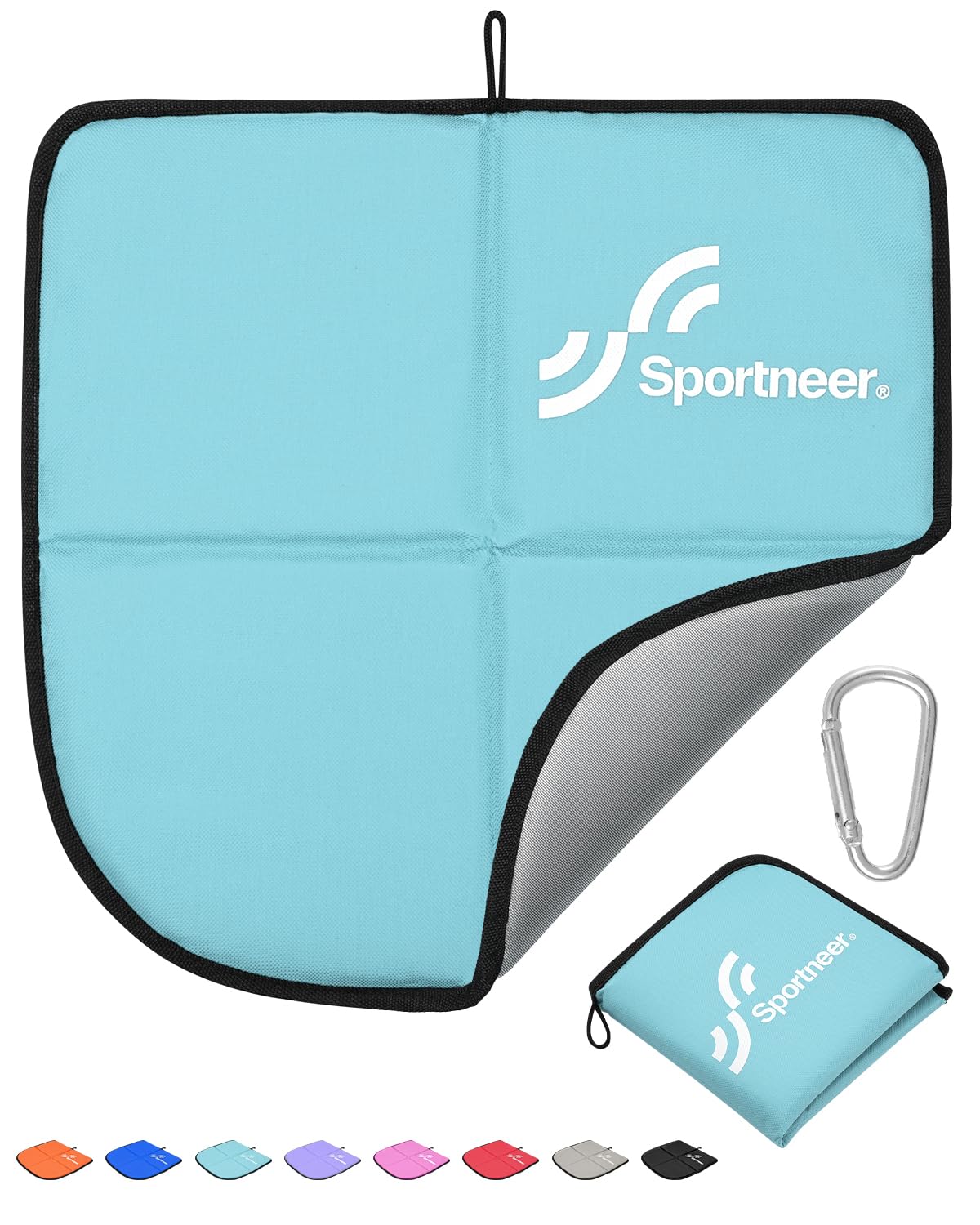 Sportneer Sitting Pad, Lightweight Waterproof Folding Seat Pad for Backpacking, 15.75'' x 15.75'' Portable Camping Seat Mat for Hiking, Picnics & Outdoor Use